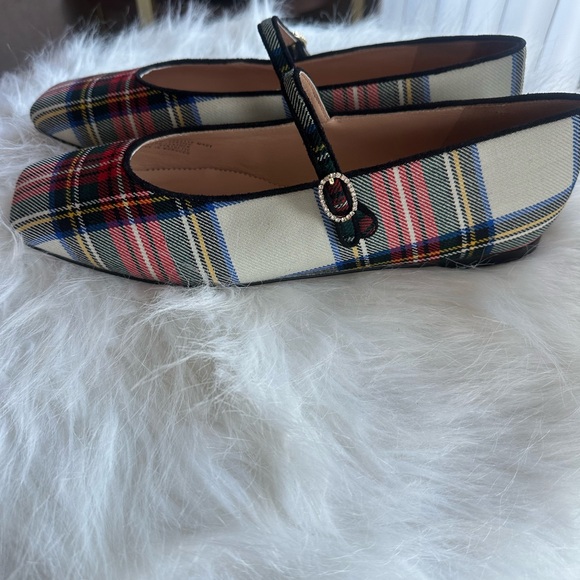 J CREW Tartan Anya Mary Jane Flats - Picture 5 of 7